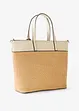 Borsa shopper in simil paglia, bonprix