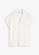 Polo in piquet di viscosa con inserto di pizzo, bonprix