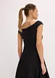 Abito con spalle scoperte, pizzo e cintura, bonprix