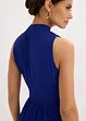 Abito di chiffon con colletto e inserto in vita, bonprix