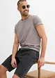 Bermuda elasticizzati in jeans, relaxed fit, bonprix