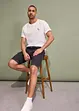 Bermuda elasticizzati in jeans, relaxed fit, bonprix