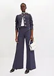 Pantaloni in twill con bottoni decorativi, bonprix