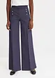 Pantaloni in twill con bottoni decorativi, bonprix
