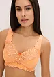 Reggiseno contenitivo senza ferretto con spalline imbottite, bonprix