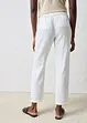 Pantaloni in puro lino con elastico in vita, bonprix