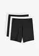 Boxer aderenti in lunghezza media con cotone biologico (pacco da 4), bonprix