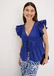 Blusa con laccetti in puro cotone, bonprix