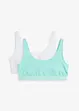 Reggiseno bustier con cotone biologico (pacco da 2), bonprix