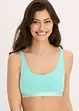 Reggiseno bustier con cotone biologico (pacco da 2), bonprix