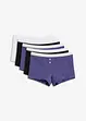 Boxer aderenti da donna con cotone biologico (pacco da 5), bonprix