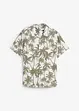 Camicia a maniche corte in viscosa, slim fit, bonprix
