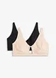 Bralette in cotone (pacco da 2), bonprix