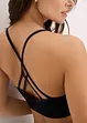 Bustier feel comfort senza cuciture con spalline incrociate dietro, bonprix