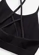 Bustier feel comfort senza cuciture con spalline incrociate dietro, bonprix