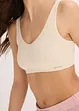 Reggiseno bustier a coste senza cuciture Feel Comfort, bonprix