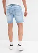 Bermuda in jeans con orli aperti, relaxed fit, bonprix