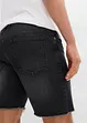 Bermuda elasticizzati in jeans con orli aperti, relaxed fit, bonprix