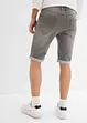 Bermuda elasticizzati in jeans con fondo risvoltato, regular fit, bonprix