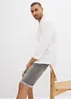 Bermuda elasticizzati in jeans con fondo risvoltato, regular fit, bonprix