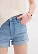 Shorts di jeans, vita media, bonprix
