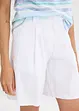 Shorts in misto lino leggero, bonprix