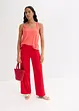 Pantaloni a palazzo con cinta comoda, bonprix