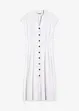 Abito midi in misto lino leggero, bonprix