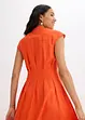 Abito midi in misto lino leggero, bonprix