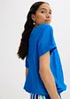 Blusa a maniche corte in misto viscosa morbido, bonprix