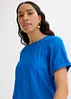 Blusa a maniche corte in misto viscosa morbido, bonprix