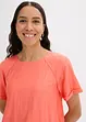 Blusa a maniche corte in misto viscosa morbido, bonprix