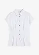 Blusa a maniche corte in misto lino fresco e leggero, bonprix