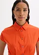 Blusa a maniche corte in misto lino fresco e leggero, bonprix
