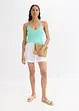 Shorts con elastico in vita in misto lino fresco, bonprix
