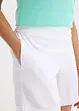 Shorts con elastico in vita in misto lino fresco, bonprix