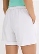 Shorts con elastico in vita in misto lino fresco, bonprix