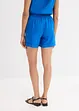 Shorts con elastico in vita in misto lino fresco, bonprix