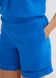 Shorts con elastico in vita in misto lino fresco, bonprix