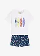 T-shirt e pantaloni corti in puro cotone (set 2 pezzi), bonprix