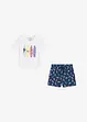 T-shirt e pantaloni corti in puro cotone (set 2 pezzi), bonprix