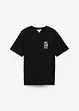 T-shirt in cotone biologico con stampa dietro, bonprix