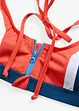 Bikini all'americana con zip (set 2 pezzi), bonprix