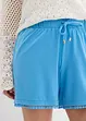 Shorts in jersey con cinta comoda e pizzo in misto viscosa, bonprix