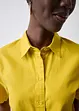 Camicia cropped in misto lino, bonprix