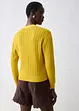 Cardigan traforato in misto lino, bonprix