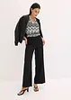 Top con paillettes, bonprix