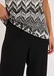 Top con paillettes, bonprix