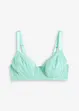 Reggiseno con ferretto e pizzo delicato, bonprix