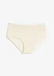 Culotte a vita alta laser cut con pizzo delicato, bonprix